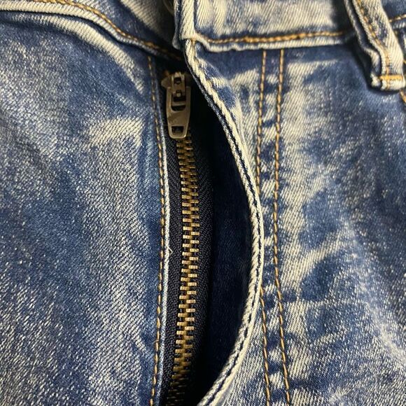 KDNK 11 4 14 11 Men’s Distressed Destroyed Jeans Blue Size 34 - Picture 3 of 12